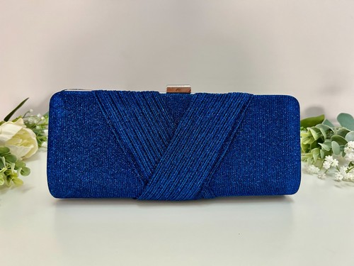 Evening bag wedding party navy