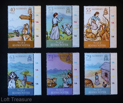 Alderney stamps the life of - stamps:,