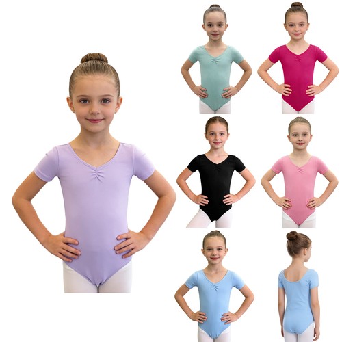 Girl cotton ballet leotard - girl,
