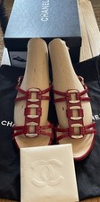 Chanel Red Sandals / Shoes
