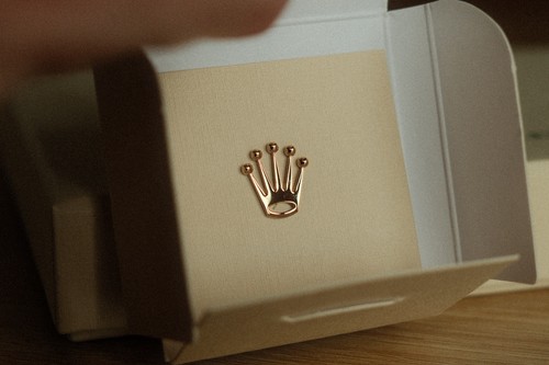 Rolex crown logo lapel - lapel, pin