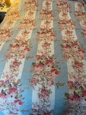 colefax and fowler vintage bedspread 1980s floral chintz