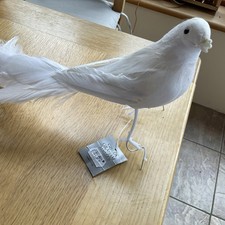 DOVE qty 7 White Gisella Graham 1 X Large ,  6x Small (to Peg Onto Branch)
