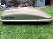 MontBlanc Vista 320 Cargo Roof Box. 300L capacity. Collection Shoreham by Sea