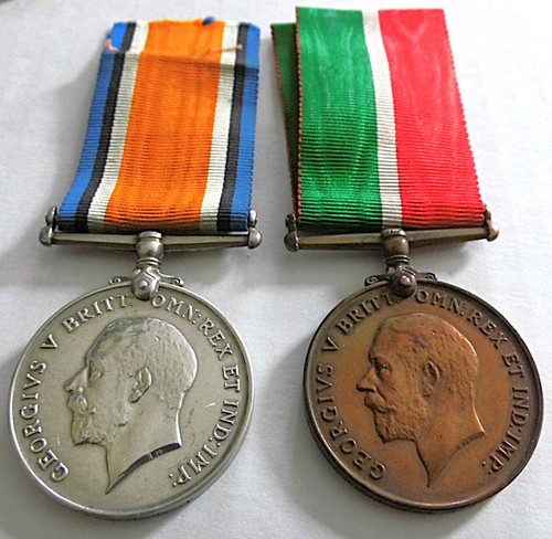 Bwm mercantile marine medal - &,