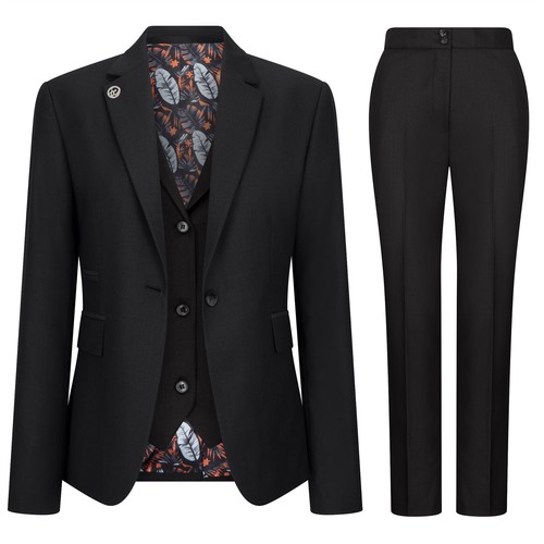 Women piece plain black - piece,