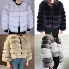 2025  Fox Fur Coat Women