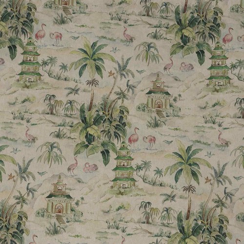 Flamingo palm fabric 280cm - palm,