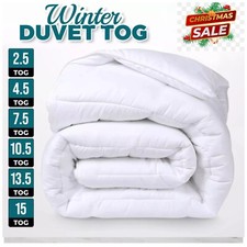 Duvet TOG 2.5 4.5 7.5 10.5 13.5 15 Quilt Soft Single Double King Super King Size