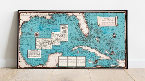 Sunken treasure map - sunken,