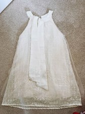 Sweet White Dress with Lace