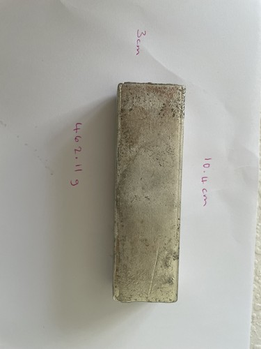 Pewter ingot 462g seller - ingot,