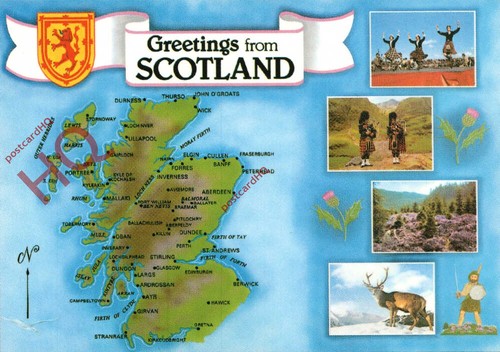 Picture postcard scotland - picture, postcard,