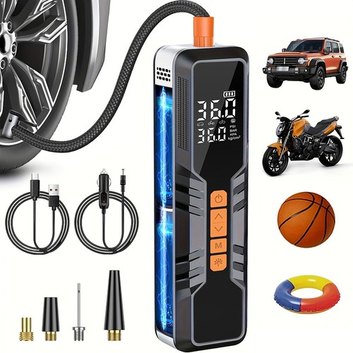 Car tyre inflator - car,