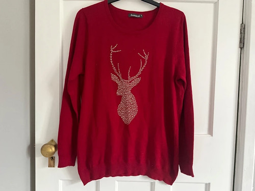 Bonmarche ladies red xmas - ladies,