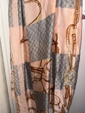 Gucci Silk Scarf with GG. New