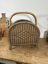 Vintage wooden bamboo rattan - vintage,