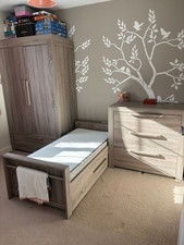 Mamas & Papas Franklin 3 Piece Nursery Furniture - Bed/Cot, wardrobe, drawers