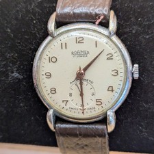 Vintage Roamer manual watch. 30mm. Small sub seconds. Working. Antimagnetic