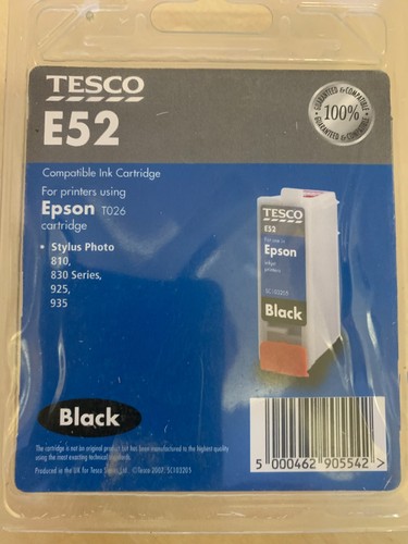 Tesco e52 black ink - e52,,