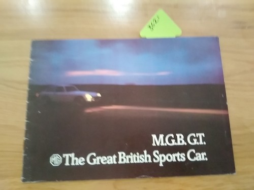 Mgb british leyland car - gt,