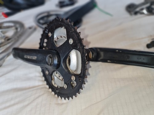 Suntour triple bike chainset - bike,