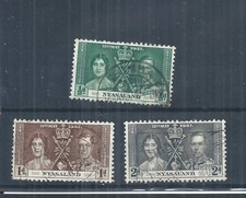Nyasaland stamps. 1937 GVI