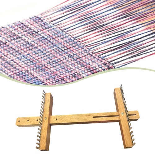 Wooden weaving loom - loom, compact