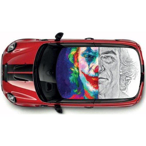 Two faces movie printed - movie,