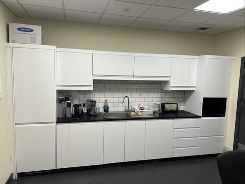 Ikea kitchen gloss white - kitchen,
