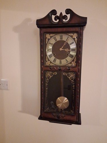 Wall clock working - clock,, working,