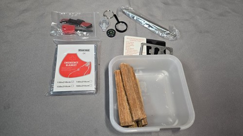 Fire starter kit with extra - starter,