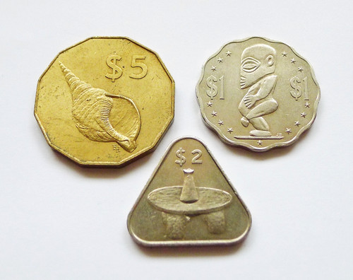 Cook islands 5 - cook, dollars