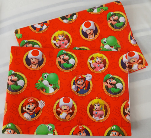 Mario wrapping paper - mario,