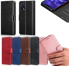 Flip Leather Case for Oppo A16 Reno8 A57 A54 A53 A16s A54s Magnetic Wallet Cover