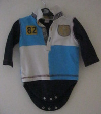 Next Blue / White Rugby Shirt