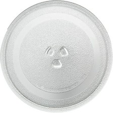 FITS SANYO 245MM 9.5 INCH MICROWAVE OVEN TURNTABLE GLASS PLATE 3 PIPS   34159