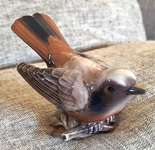 Dahl jensen porcelain redstart - porcelain,