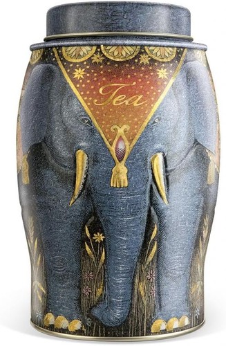 Williamson elephant tea caddy - elephant,