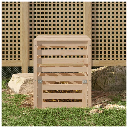 Wooden composter natural pine - wooden,