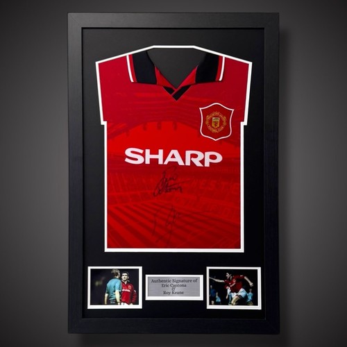Dual signed eric cantona - dual, roy