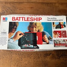 Vintage MB Games BATTLESHIP Board Game 1975 Complete
