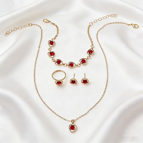 Women jewelry set heart - women,