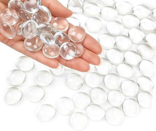 Glass pebbles decorative flat - decorative,