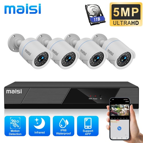 Maisi 5mp cctv camera - cctv, system