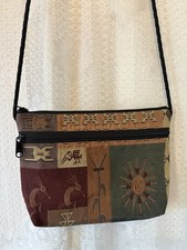 Danny K Beverly Hills Southwest Navajo Arizona Tapestry Purse Bag Crossbody