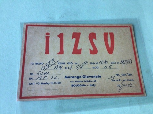 Vintage qsl radio - vintage,