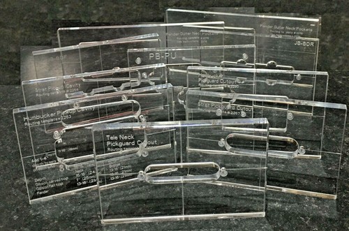 Acrylic pickup routing - acrylic,
