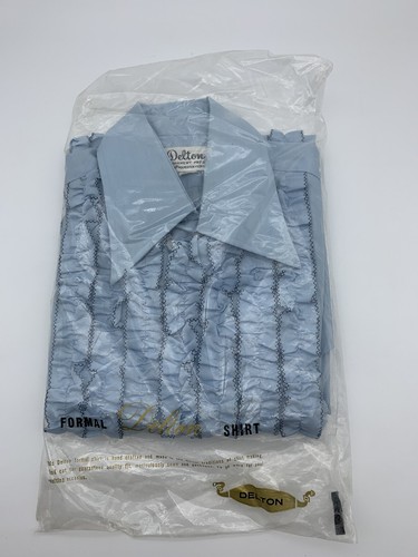 Vintage delton tuxedo shirt - tuxedo,