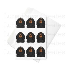 Gordon Setter card, Gordon